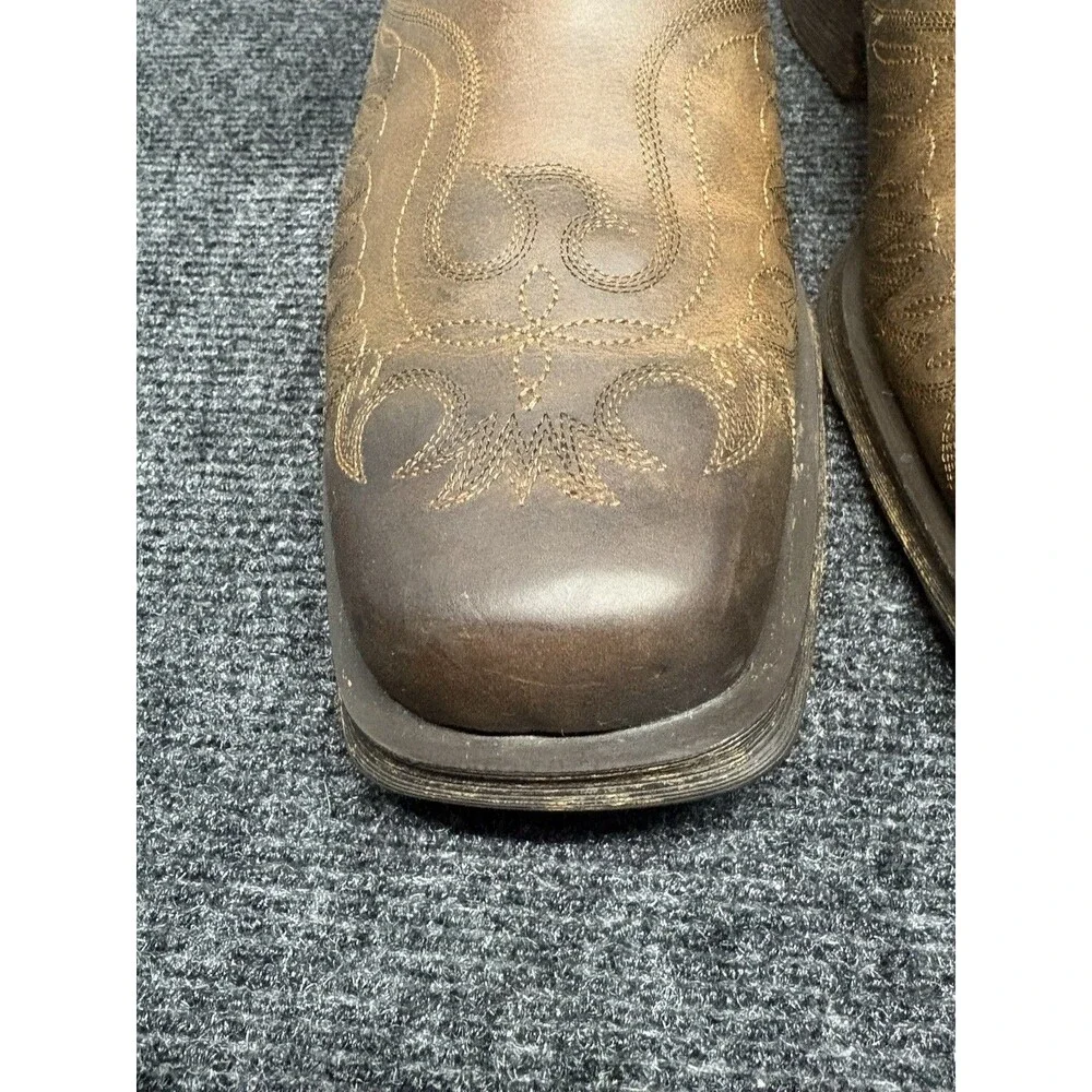 Ariat Rambler Phoenix Mens 9.5 D Boots 10010944 Wide Square Toe Distressed Brown